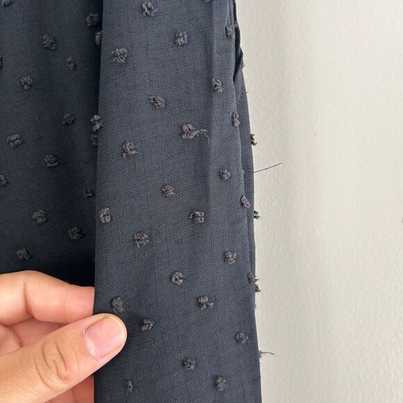 Miss Me NWT Black Swiss Dot Crochet Wide Leg Pants Size Large - Picture 15 of 15